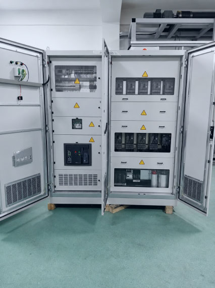 VOZWEI electrical products installed in a control cabinet