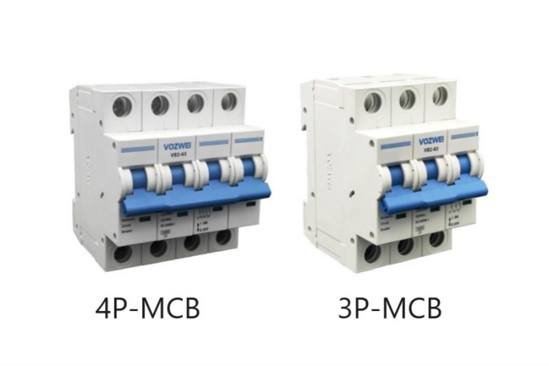 When do we use a 4 poles circuit breaker instead of a 3 poles circuit